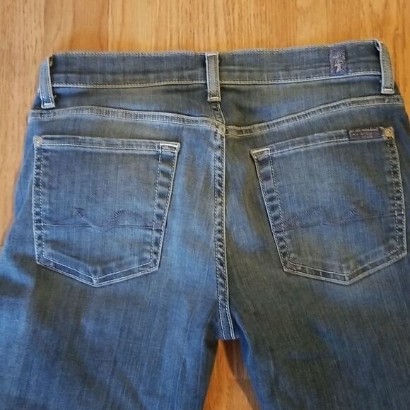 7 For All Mankind  Women’s Jeans 24 destress - Picture 10 of 11
